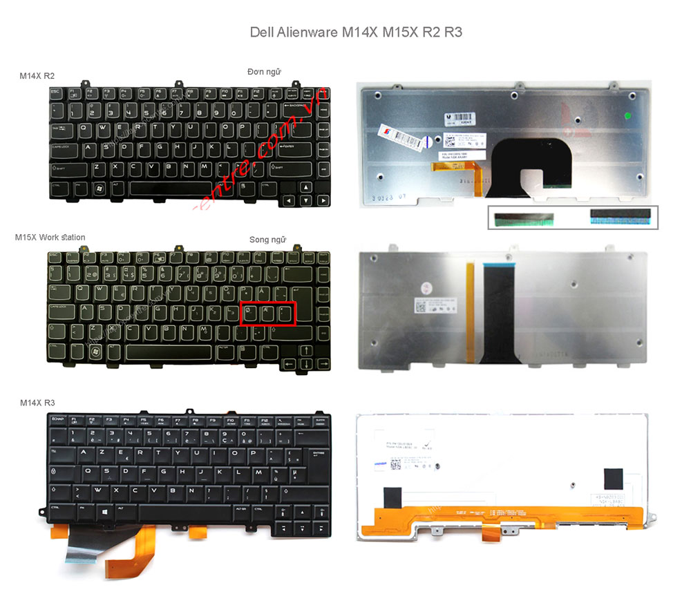 Ban Phim Laptop Dell Alienware M14x M15x M14x R1 R2 R3 Laptopcentre Sửa Chữa Mua Ban Laptop Gia Rẻ
