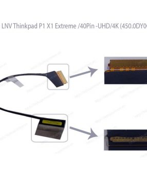 Cáp LCD LNV Thinkpad P1 X1 Extreme /40Pin -UHD/4K (450.0DY0C.0001)