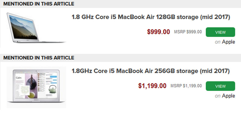 Phù hợp túi tiền nhất: MacBook Air