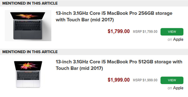 MacBook Pro 13 inch có thanh cảm ứng Touch Bar