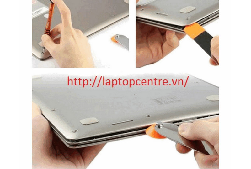 tháo rời laptopphải có bộ tách làm bằng nhựa để tách các bộ phận viền mép laptop