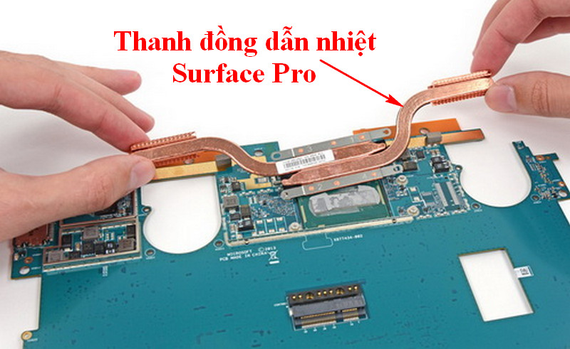 Thanh đồng dẫn nhiệt Surface Pro