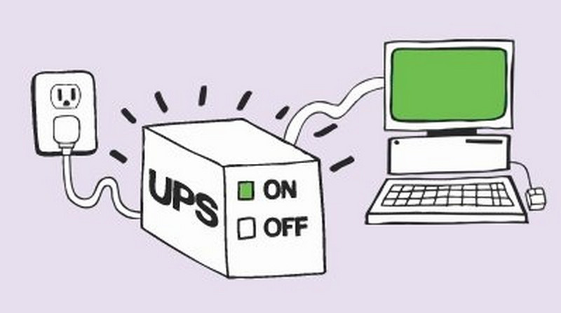 Trang bị thêm UPS để tránh tình trạng mất điện đột ngột.