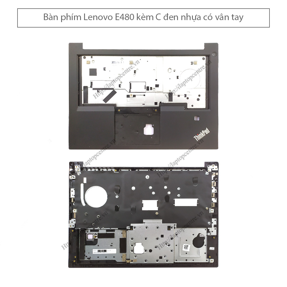 Vỏ C Lenovo E480 AP166000320 nhựa đen kèm vân tay