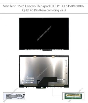 Màn hình 15.6" Lenovo Thinkpad EXT. P1 X1 ST50M68092 QHD 40 Pin kèm Cảm ứng kèm và B